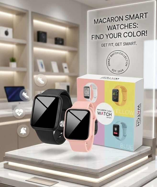 Reloj inteligente multicolor